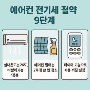 에어컨 전기세 절약