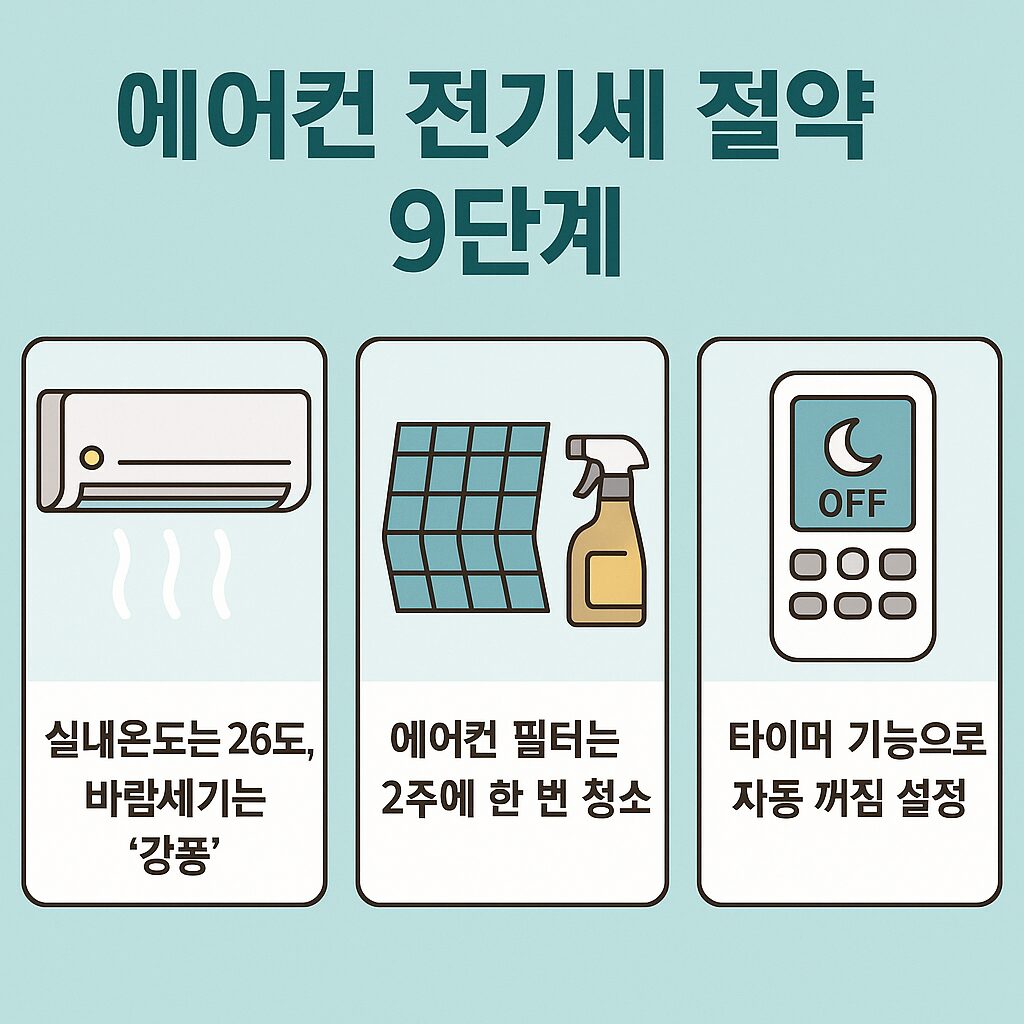 에어컨 전기세 절약